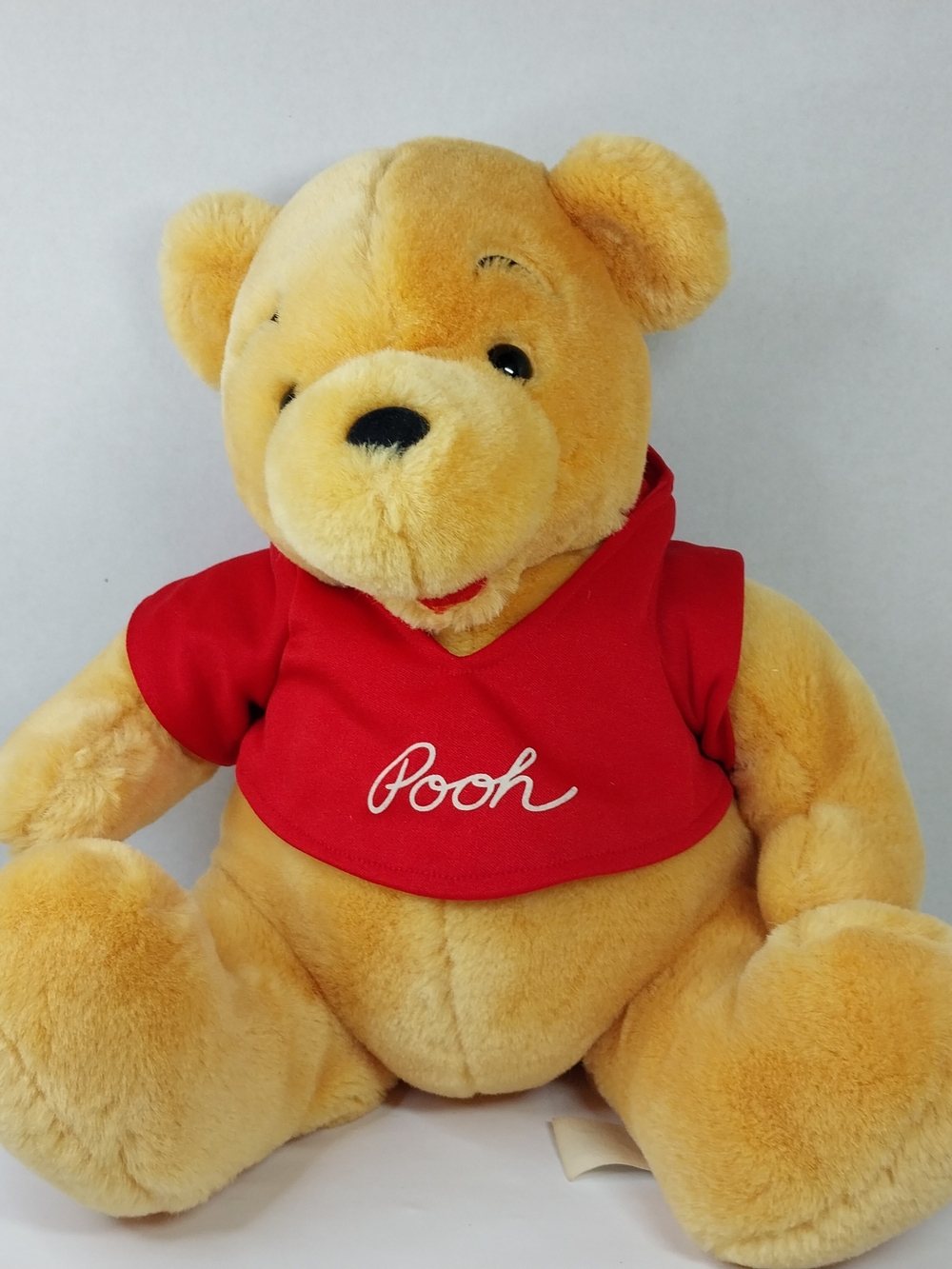 Winnie The Pooh Bear Plush 15" Disneyland Walt Disney World Vintage Large